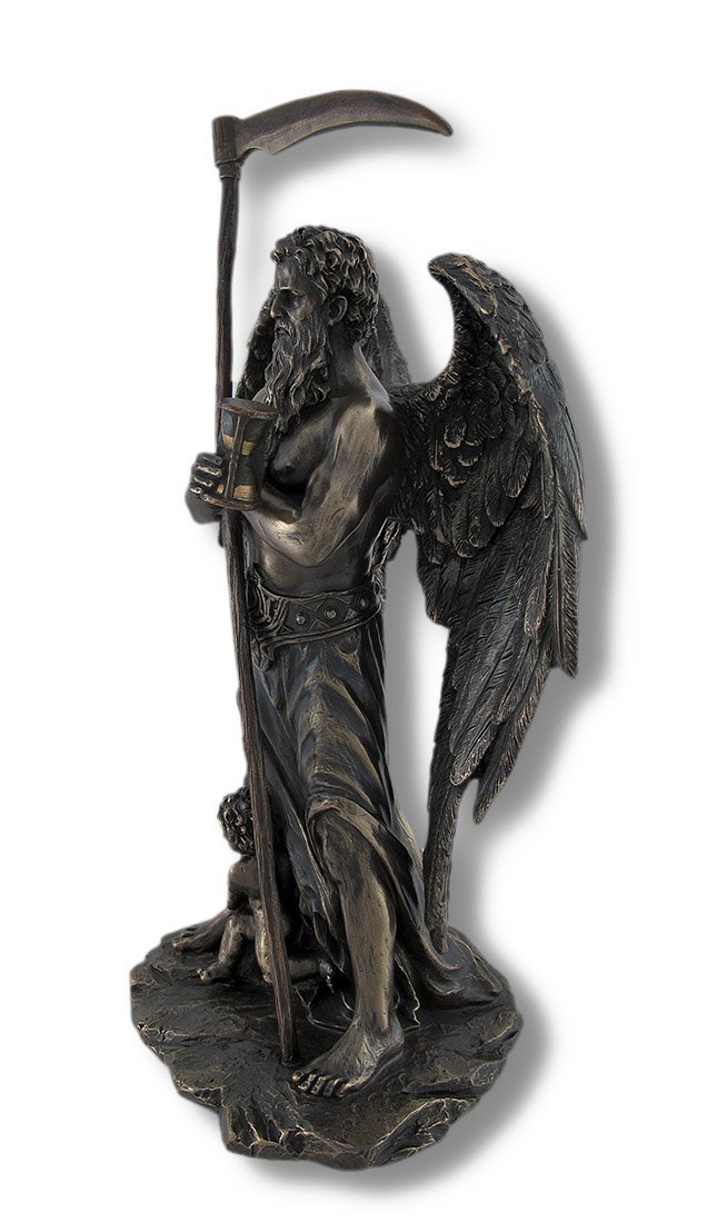 Things2Die4 Father Time Chronos Standing with Child Playing at His Feet