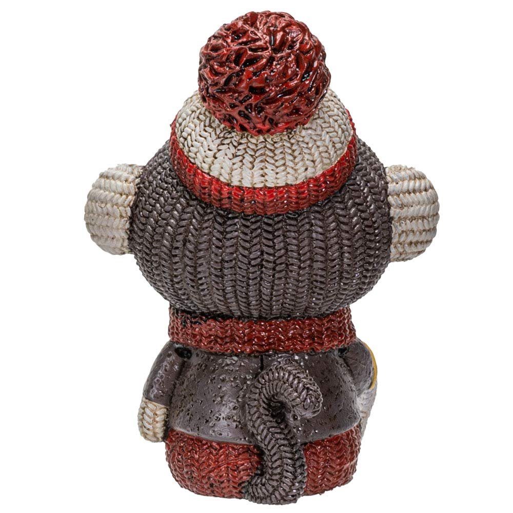 Furrybones Summit Collection Sock Munky Figurine Decorative Signature Skeleton in Stuffed Toy Sock Monkey Costume 3 Inch Tall Collectible Statue