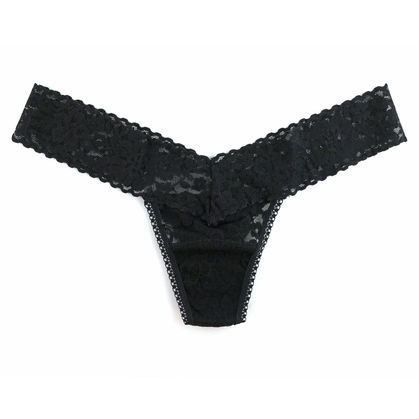 hanky panky - Daily Lace Low Rise Thongs for Women | Lacy Lingerie, Comfortable Underwear | One Size (2-12) | 3 pack
