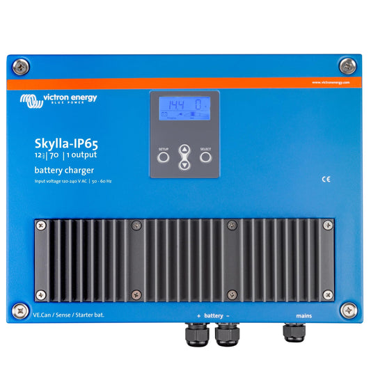 Victron Energy Skylla-IP65 12-Volt 70 amp 120-240VAC Battery Charger, 1+1 Isolated Outputs