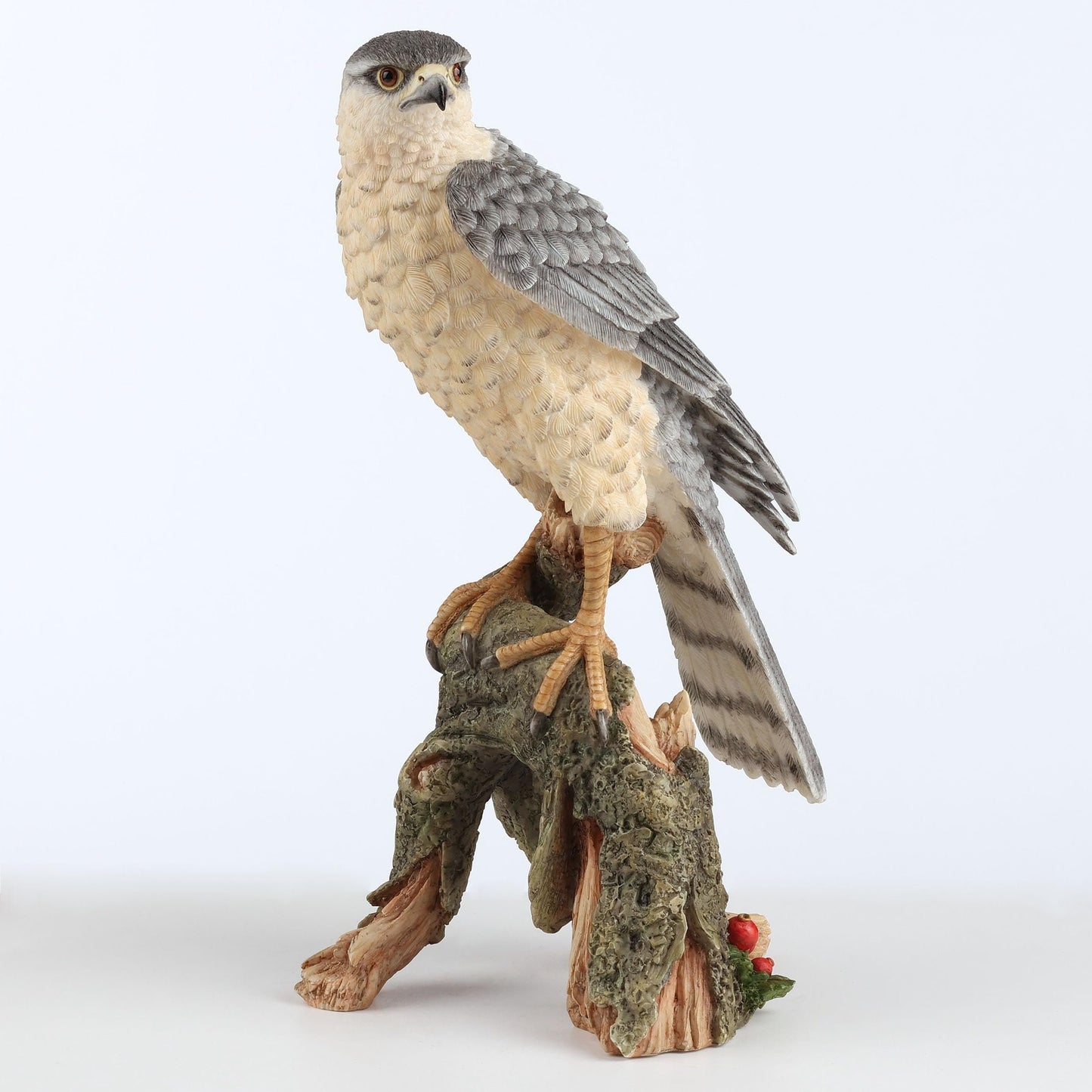 Veronese Design 11 1/8 Inch Sparrow Hawk Hand Painted Polyresin Figurine Animal Sculpture