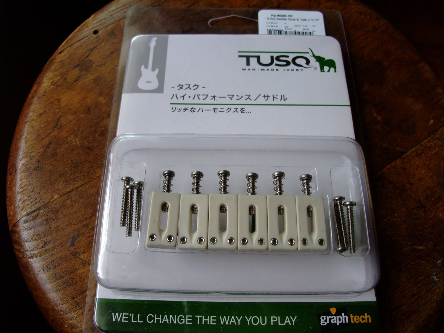 Graph Tech Tusq Elec Saddle Vintage Strat Set PQ-8000-F0