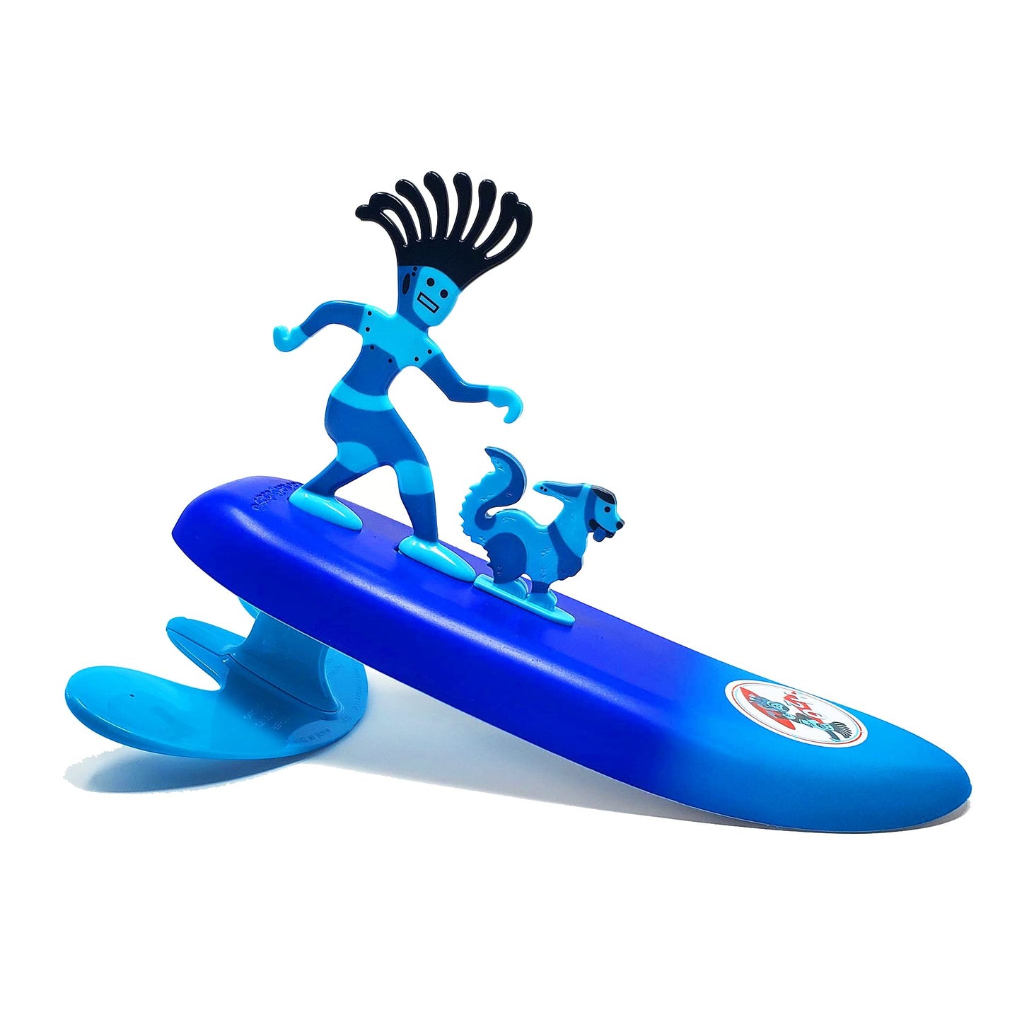 Surfer Dudes Legends & Surfer Pets Wave Powered Mini-Surfer, Pet and Surfboard Beach Toy