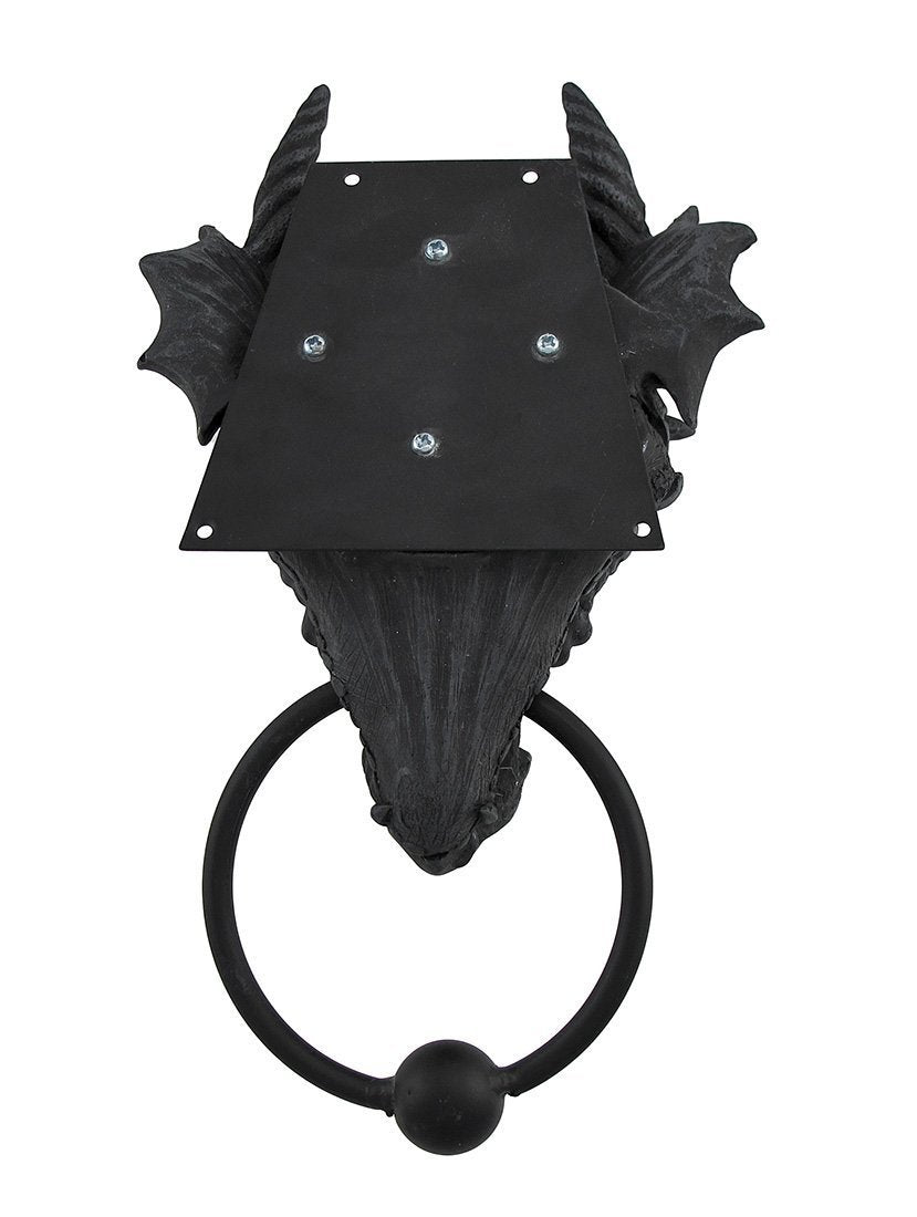 Pacific Giftware 9.25 Inch Gargoyle Dragon Door Knocker Resin Statue Figurine