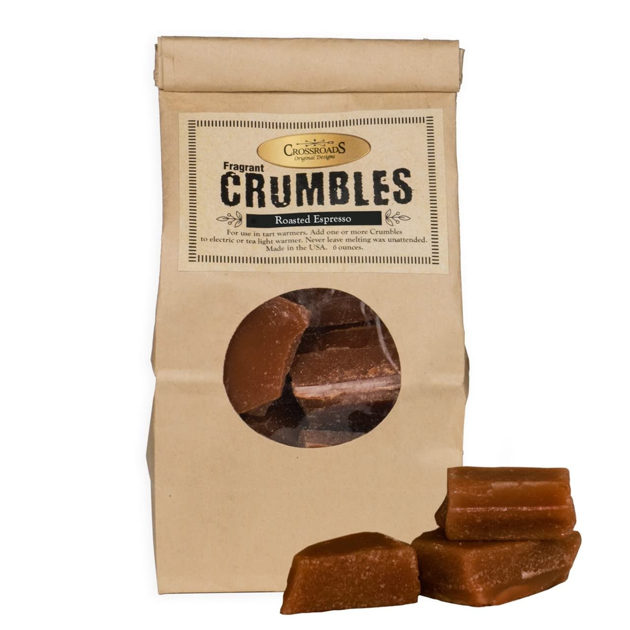 Crossroads Roasted Espresso, Crumbles, 6 oz