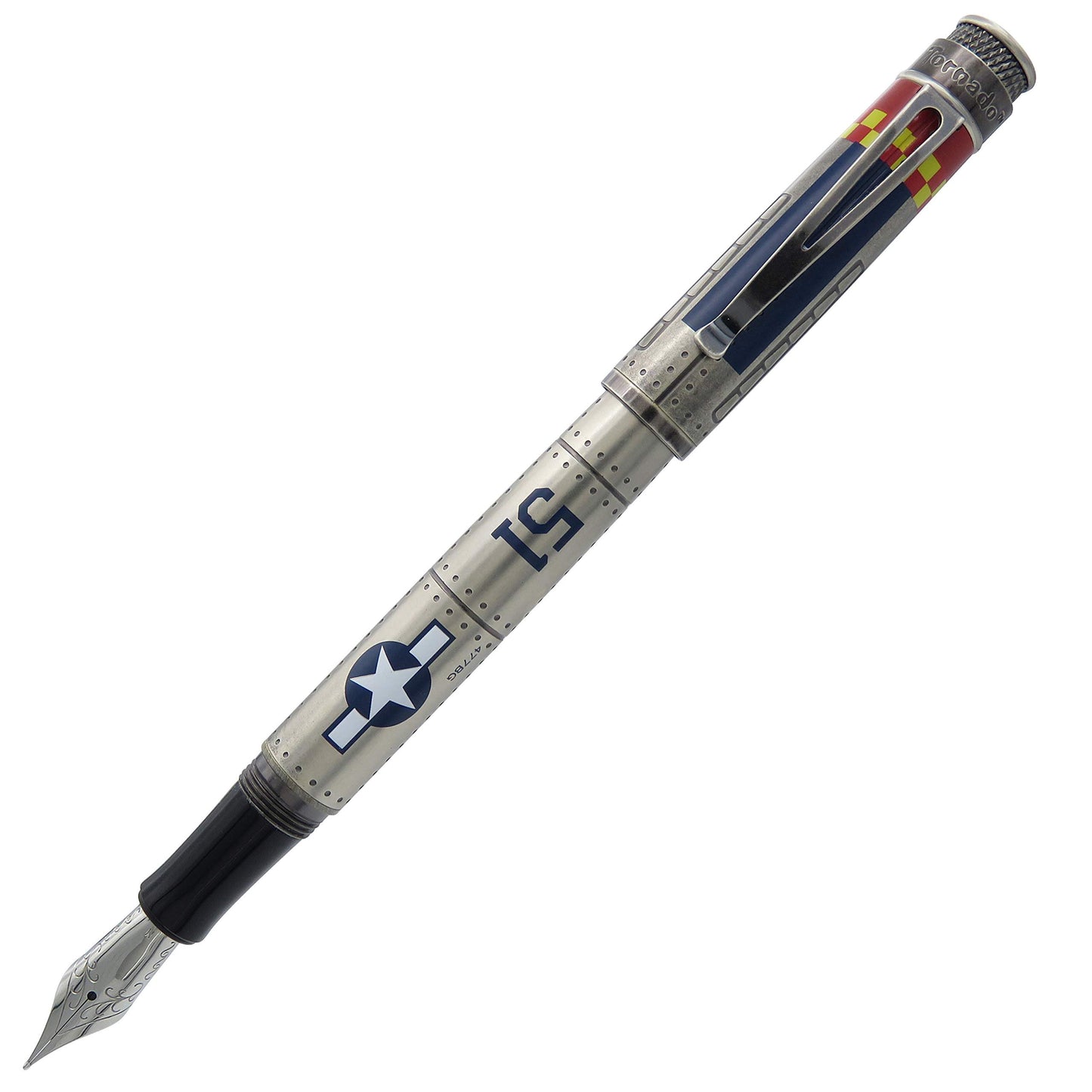 Retro 51 Tornado Fountain Pen - P-51 Mustang Fine Nib: Historical Elegance Meets Modern Craftsmanship