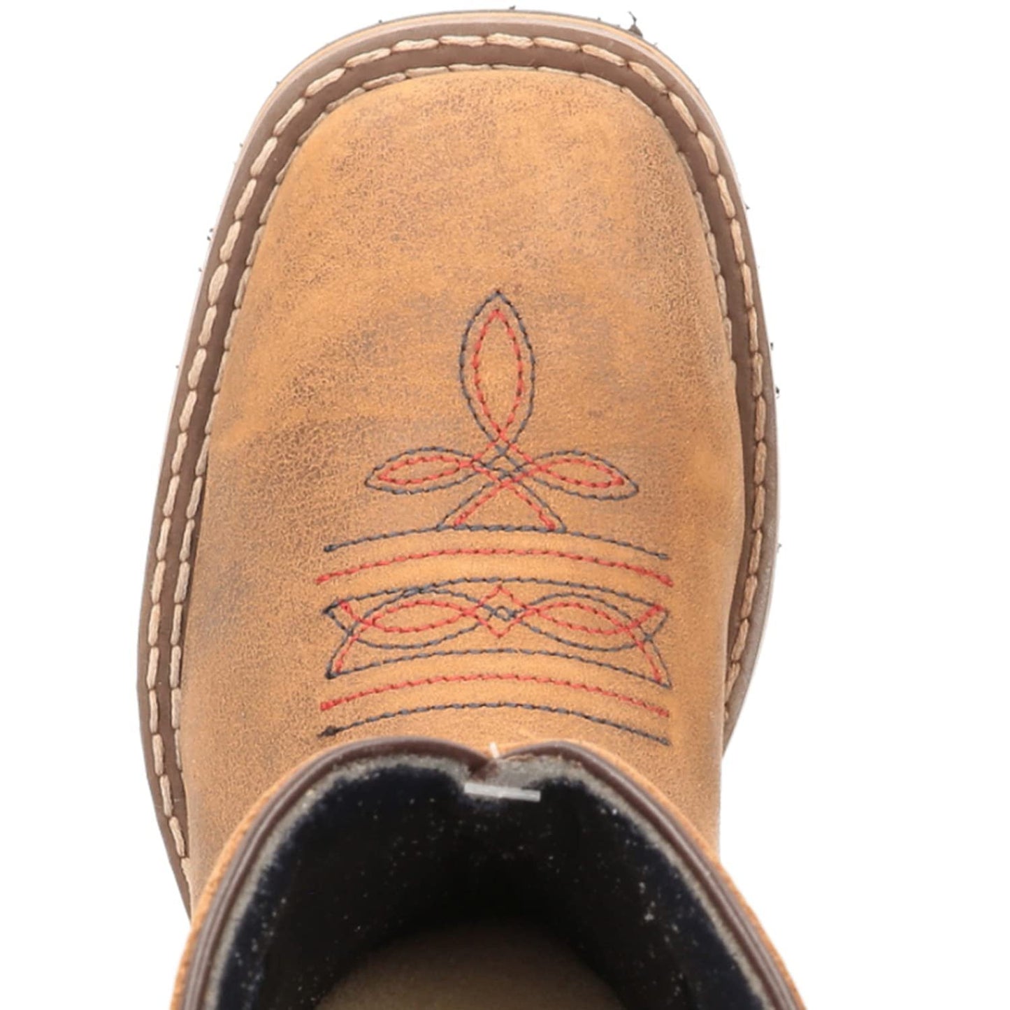 Smoky Mountain Boots Kids' Stars and Stripes Western Boot, Little Kid, Vintage Brown, Medium, Size 2.5 US