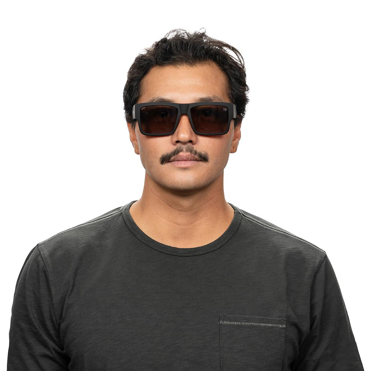 Spy Optic Cyrus, Square Sunglasses, Color and Contrast Enhancing Lenses
