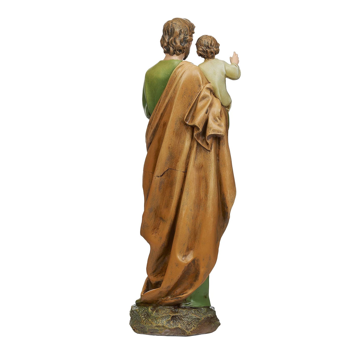 Joseph's Studio by Roman, 14" H St. Joseph and Child Jesus Figure, Religious Gift, Home Decor