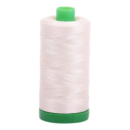 Aurifil Mako Cotton 40 Wt 2000 Light Sand 1094 Yds