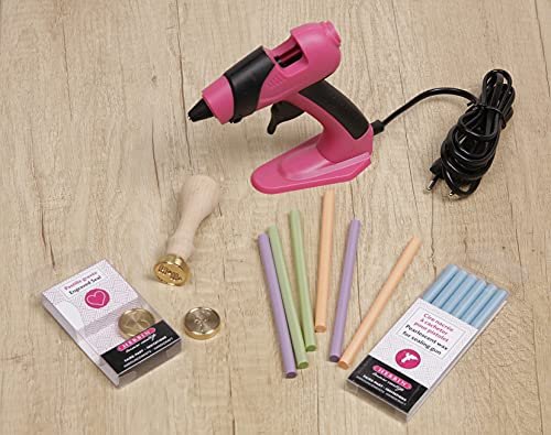 Herbin Glue Gun Sealing Wax Sticks, Package of 6, for Standard Low Heat Glue Gun, Mailable, 5 Seals per Stick, 17 Colors, Classic and Pearlescent