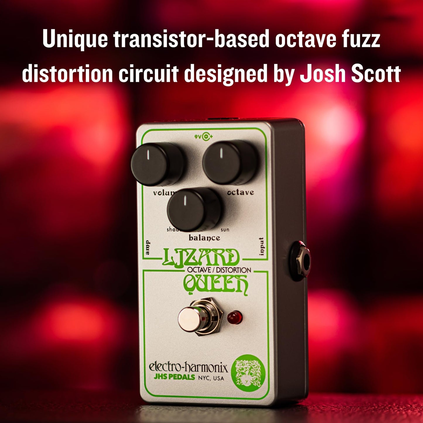 Electro-Harmonix Lizard Queen Octave Fuzz Pedal