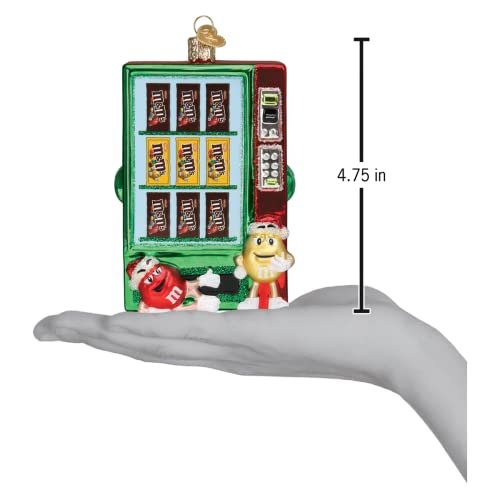Old World Christmas M&M'S Vending Machine Glass Blown Ornament for Christmas Tree