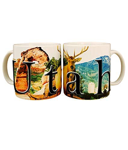 Americaware Utah 18oz. Color Relief Coffee Mug