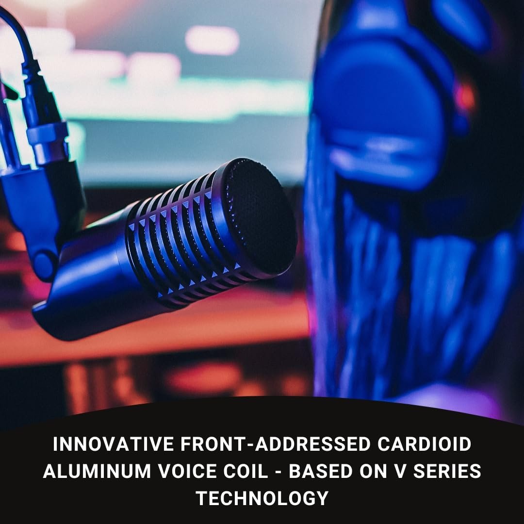 SE ELECTRONICS Dynacaster Dynamic Broadcast Microphone with Built-in Dynamite Pre-amp