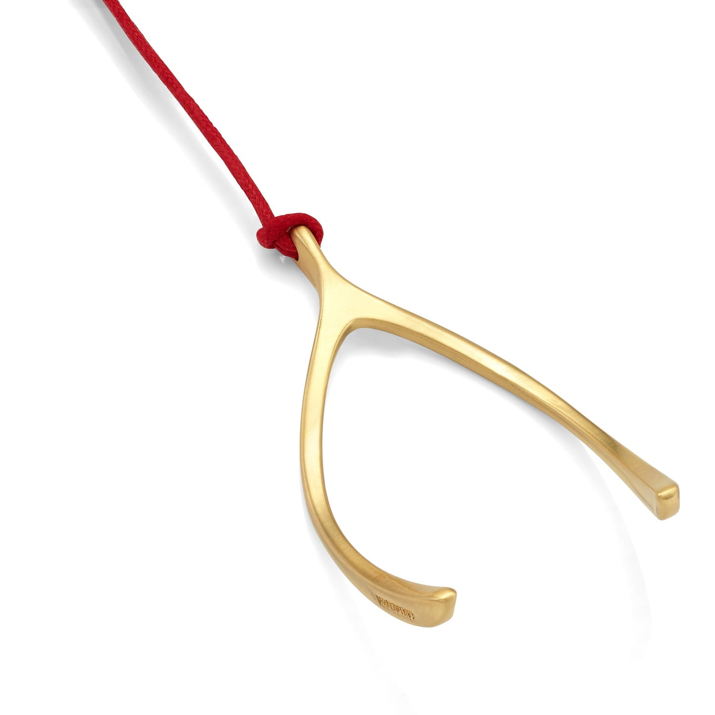 Waterford Christmas Wishbone Golden Ornament