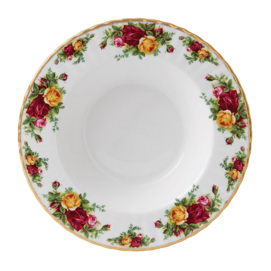 Royal Albert 15210014 Old Country Roses Rim Soup Bowl, 8"