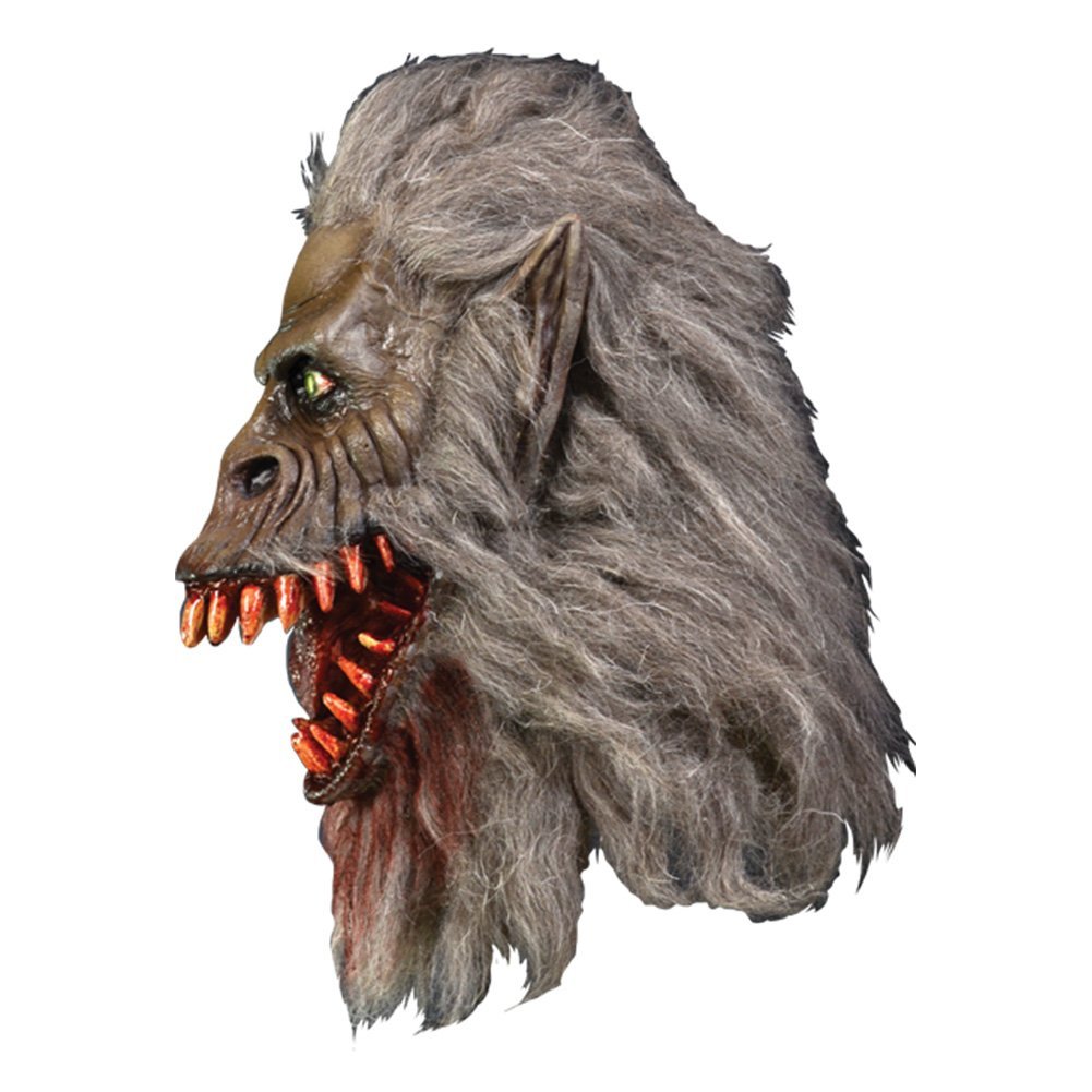 Trick Or Treat Studios Creepshow Fluffy The Crat Latex Mask With Faux Fur Adult