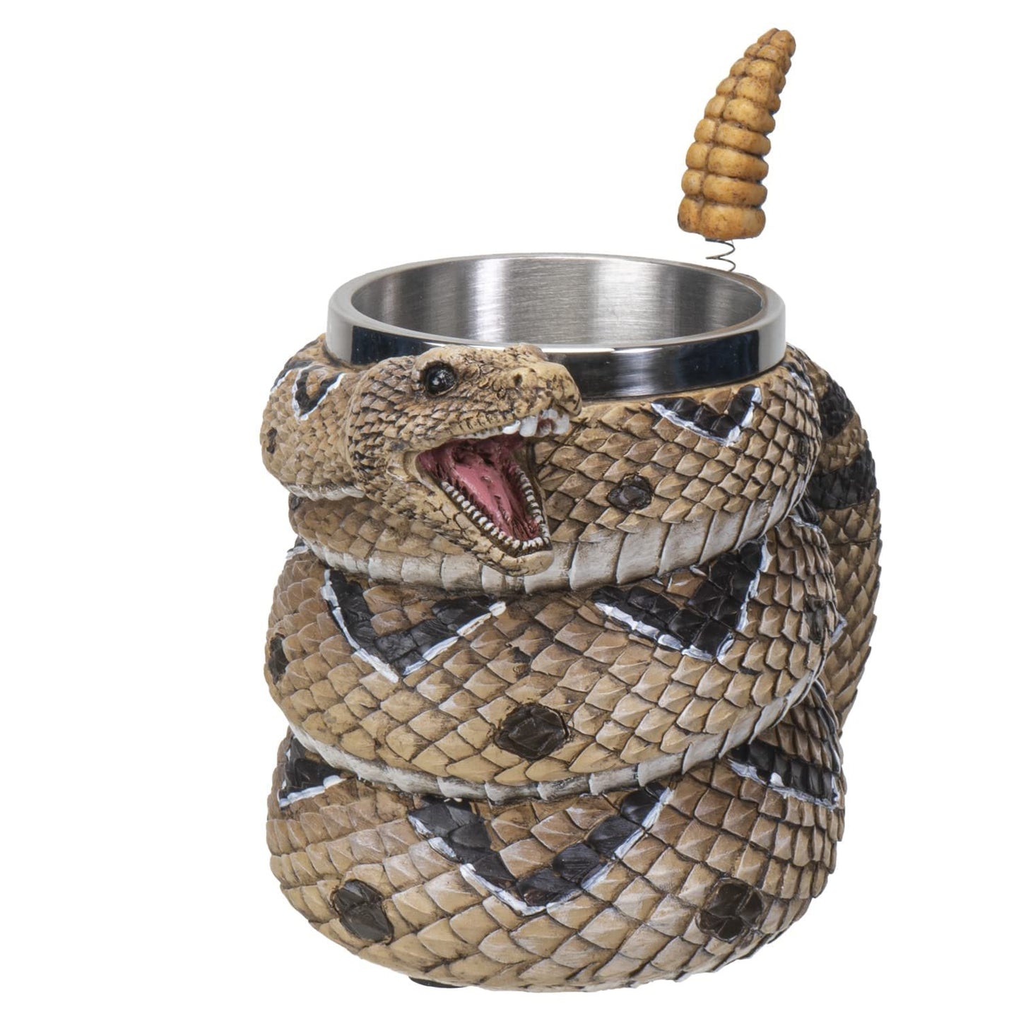 SUMMIT COLLECTION Rattlesnake Coffee Mug Cup 16 fl oz Diamondback Rattler Beer Tankard