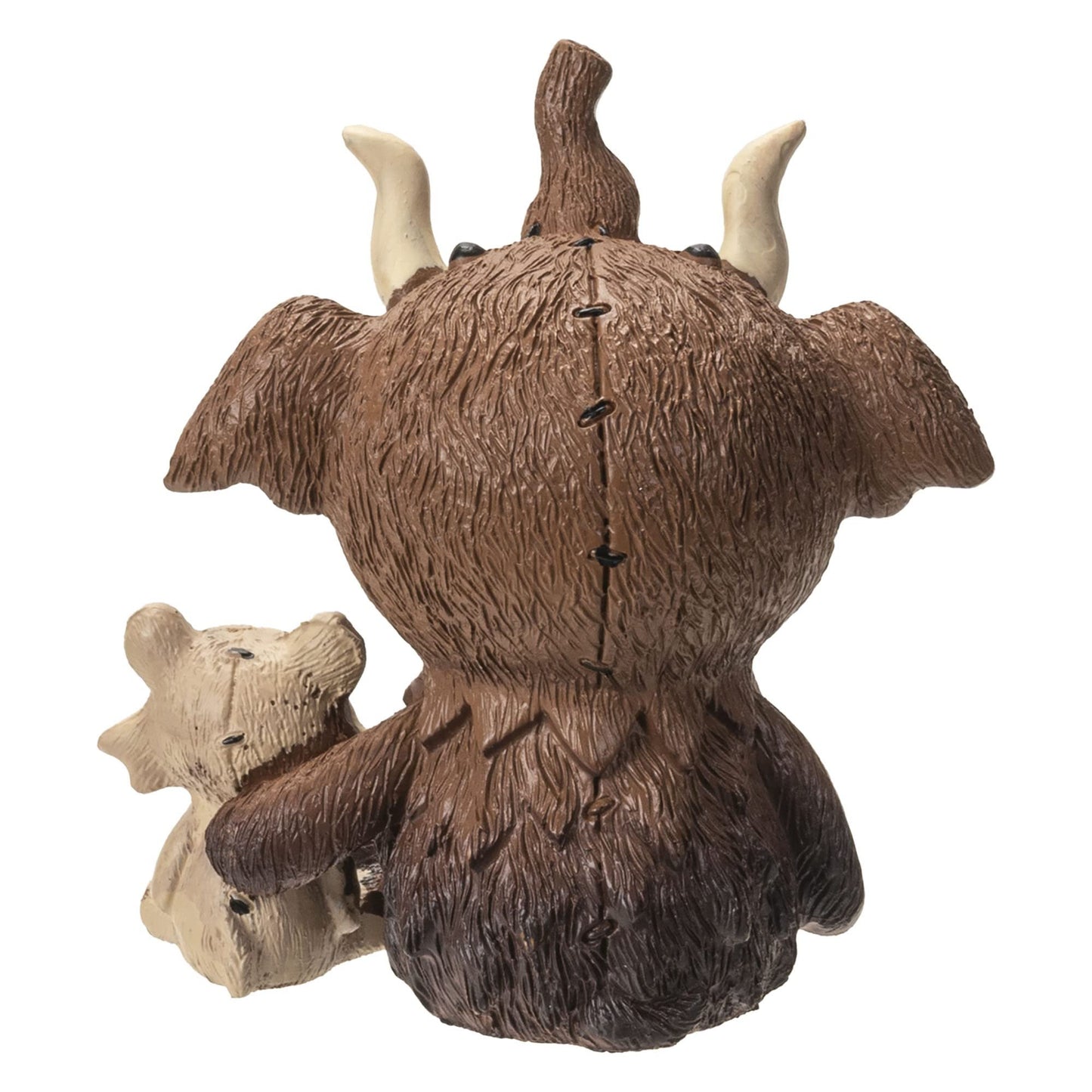 Furrybones Warren Decorative Skeleton Dressed in a Wooly Mammoth Costume A Decorative Skull Figurine with a Touch of Cuteness