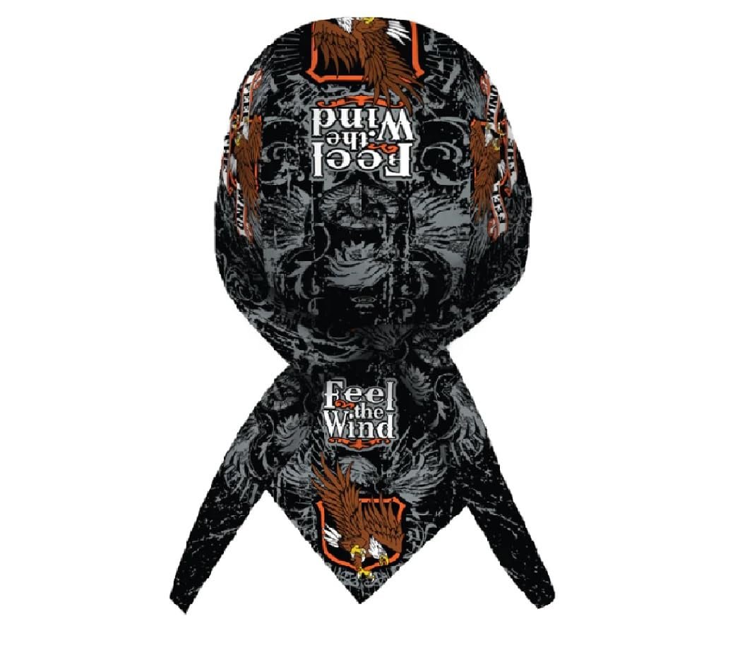 Danbanna Deluxe Feel the Wind Eagle Headwrap Doo Rag Skull Cap