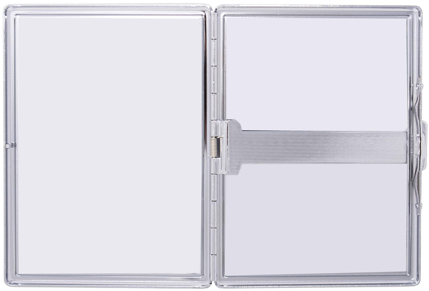 Compact (9 100s) Metal-Plated Cigarette Case & Stash Box