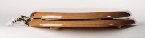 Designer Solid Round Toilet Seat in Oak