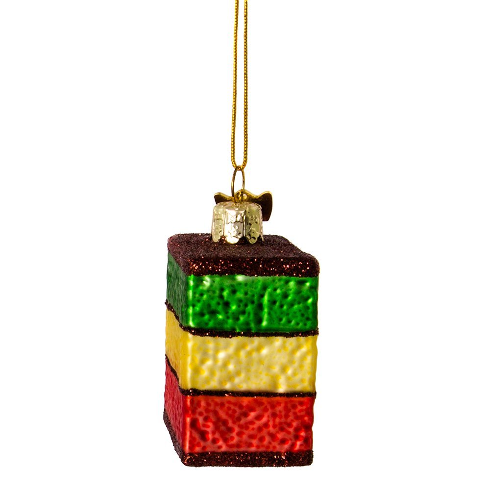 Kurt Adler 2-Inch - 3-Inch Noble Gems Glass 6-Piece Cookie Ornament Set