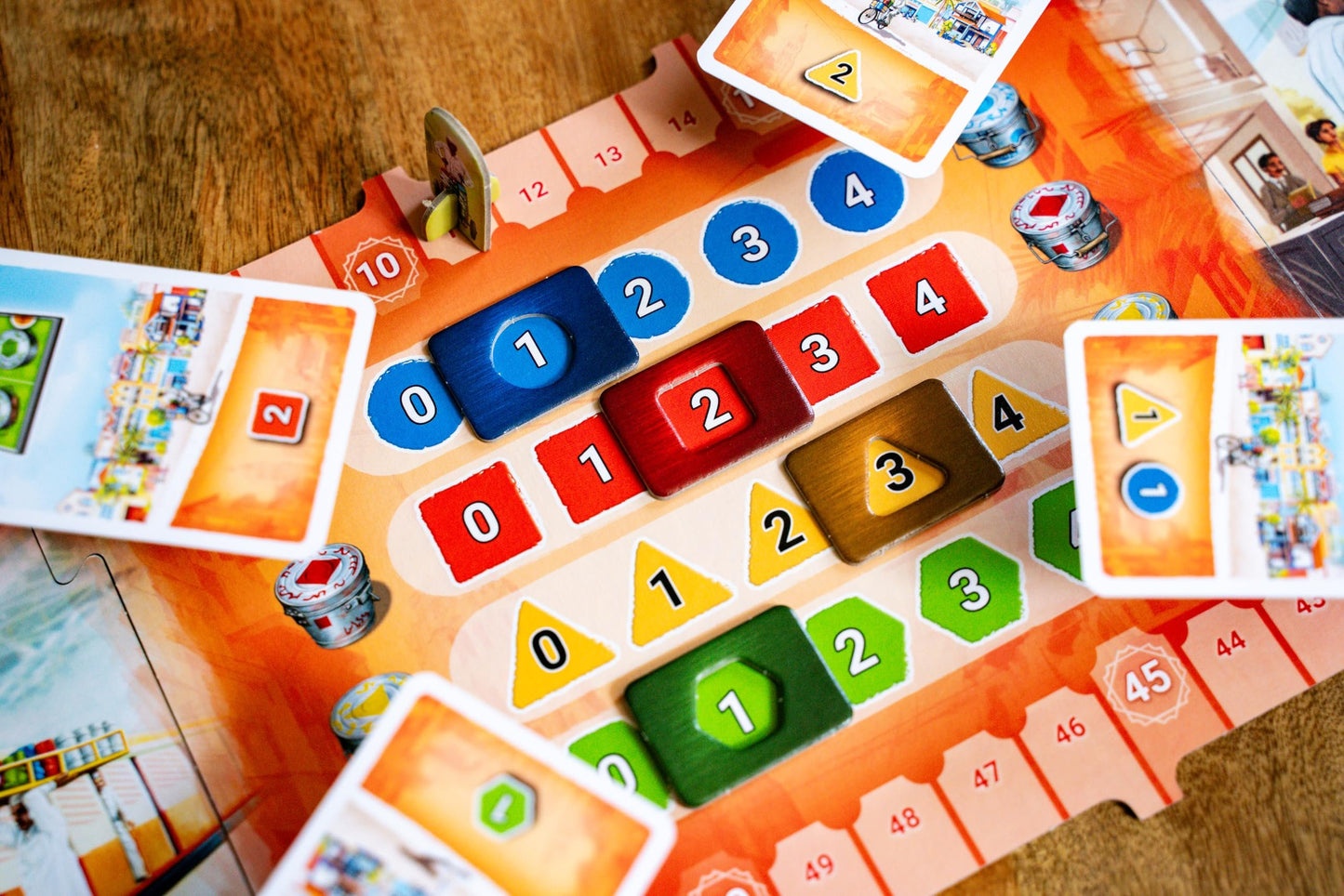 Queen Games Dabba Walla - Mumbai Food Express Strategy Board Game 2-4 Players, Family Board Game