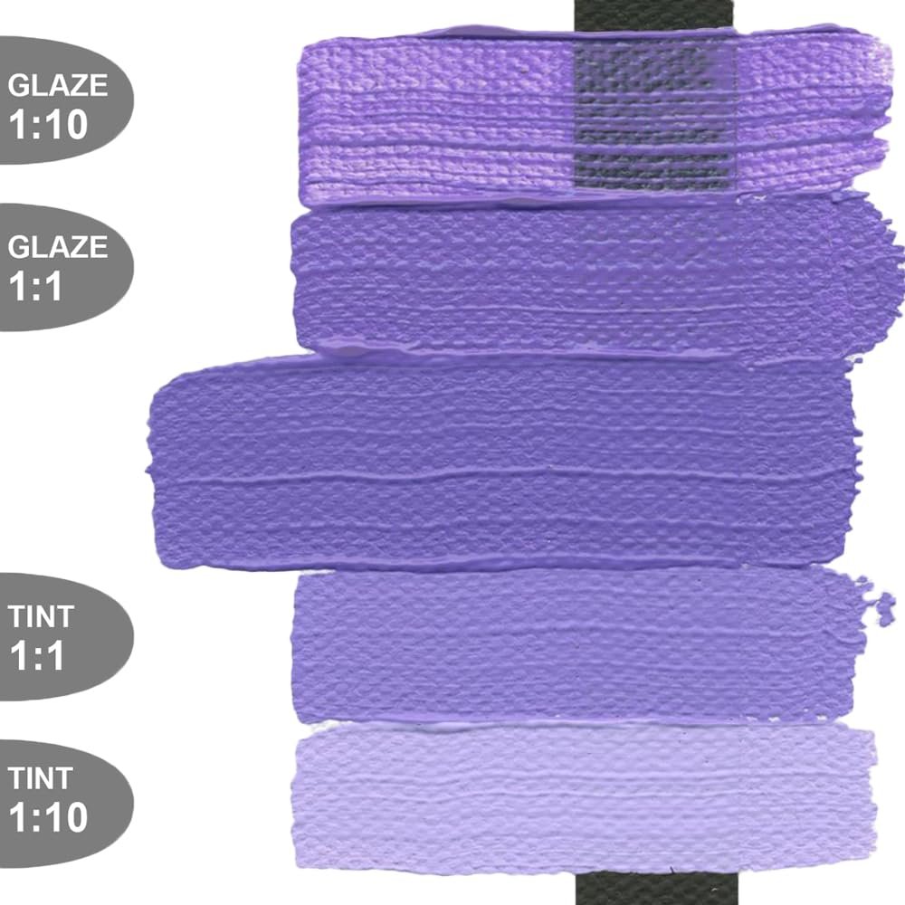 Heavy Body Acrylics by GOLDEN, Light Violet, 8 fl. oz. Jar, Professional Acrylic Paint, Opaque