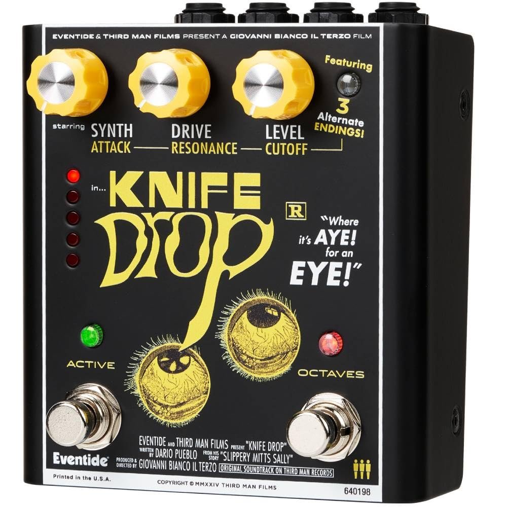 Eventide Knife Drop Suboctave Fuzz Synth Pedal