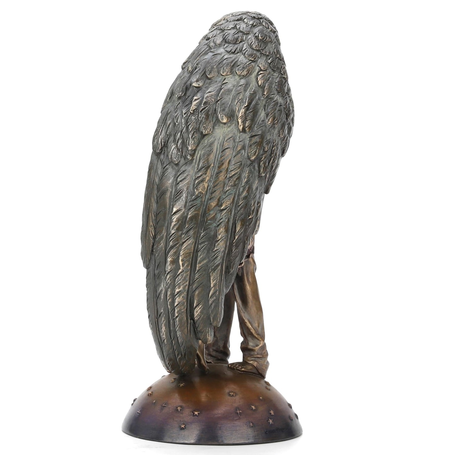 Unicorn Studios 10 1/4 Inch Guardian Angel Statue Cold Cast Resin Bronze Finish by Selina Fenech