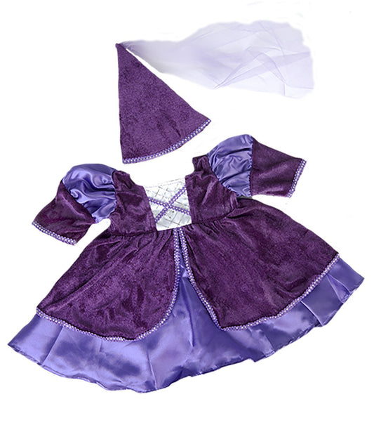 Medieval Princess Costume Teddy Bear Clothes Fits Most 14"-18" Build-a-Bear and Make Your Own Stuffed Animals