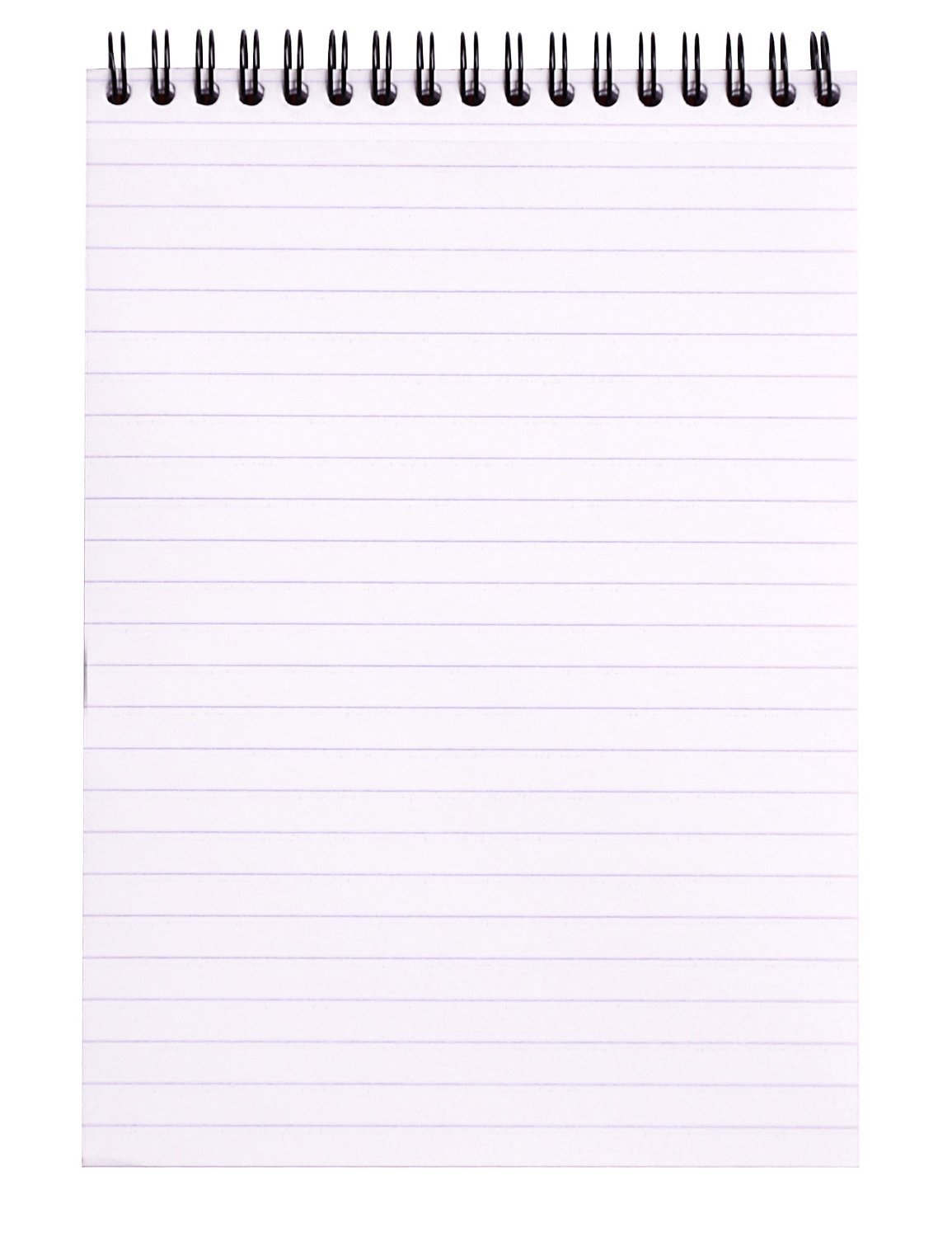 Rhodia Lined Wirebound Notepads, 6 X 8 1/4-Inches, Black (165019C), Pack of 3