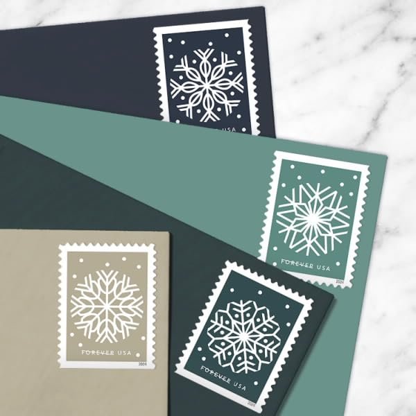 United States Postal Service Winter Whimsy First Class Postage Stamps (2 Booklets, 40 Stamps)
