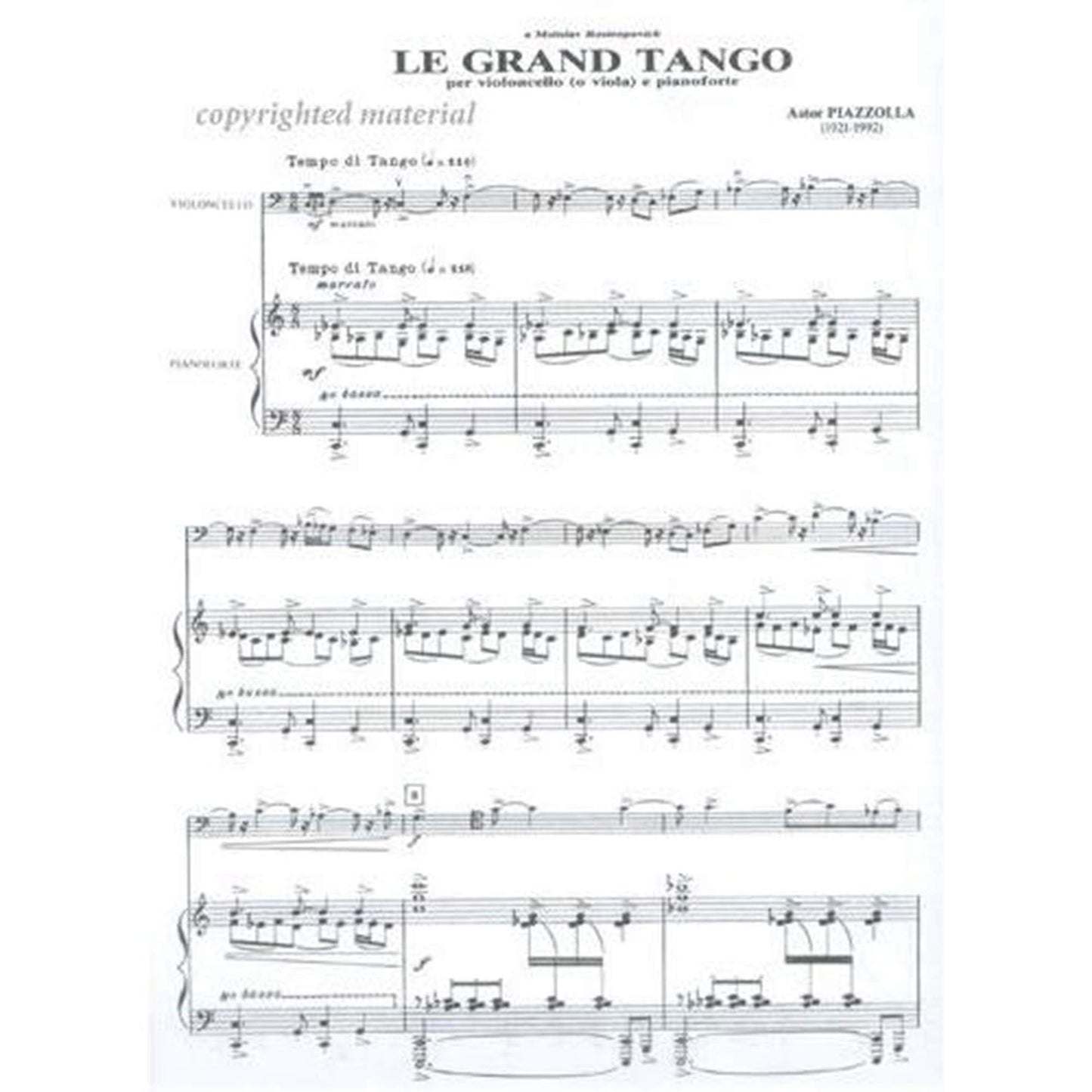 Piazzolla: Le Grand Tango