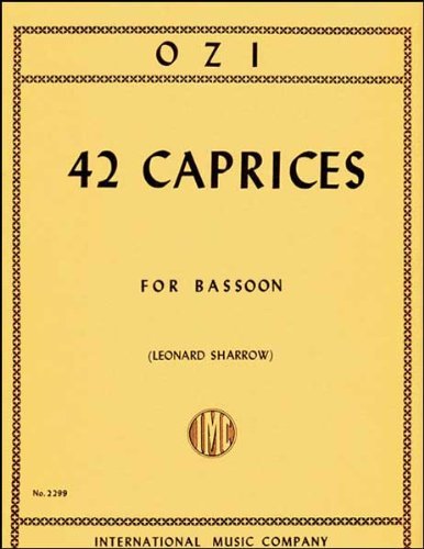 Ozi: 42 Caprices - Bassoon (International 2299)