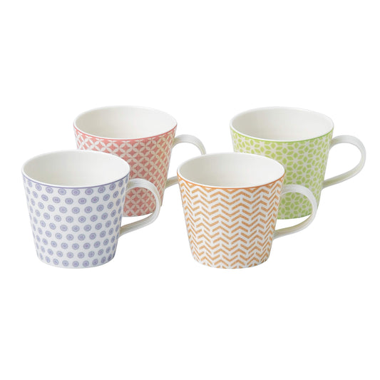 Royal Doulton Pastels Mug Accent 0.45ltr Set of 4 Porcelain Multi