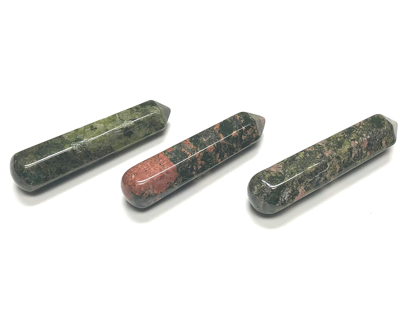 Zentron Crystal Collection: 60MM All Natural Gemstone Crystal 2"+ Wand and Velvet Pouch