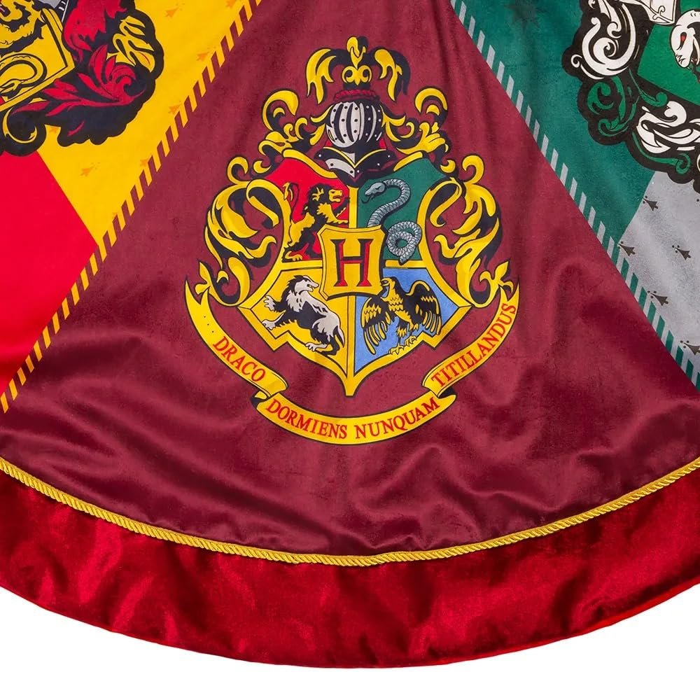 Kurt Adler Harry Potter Christmas Tree Skirt 48 Inch Multicolor HP9231
