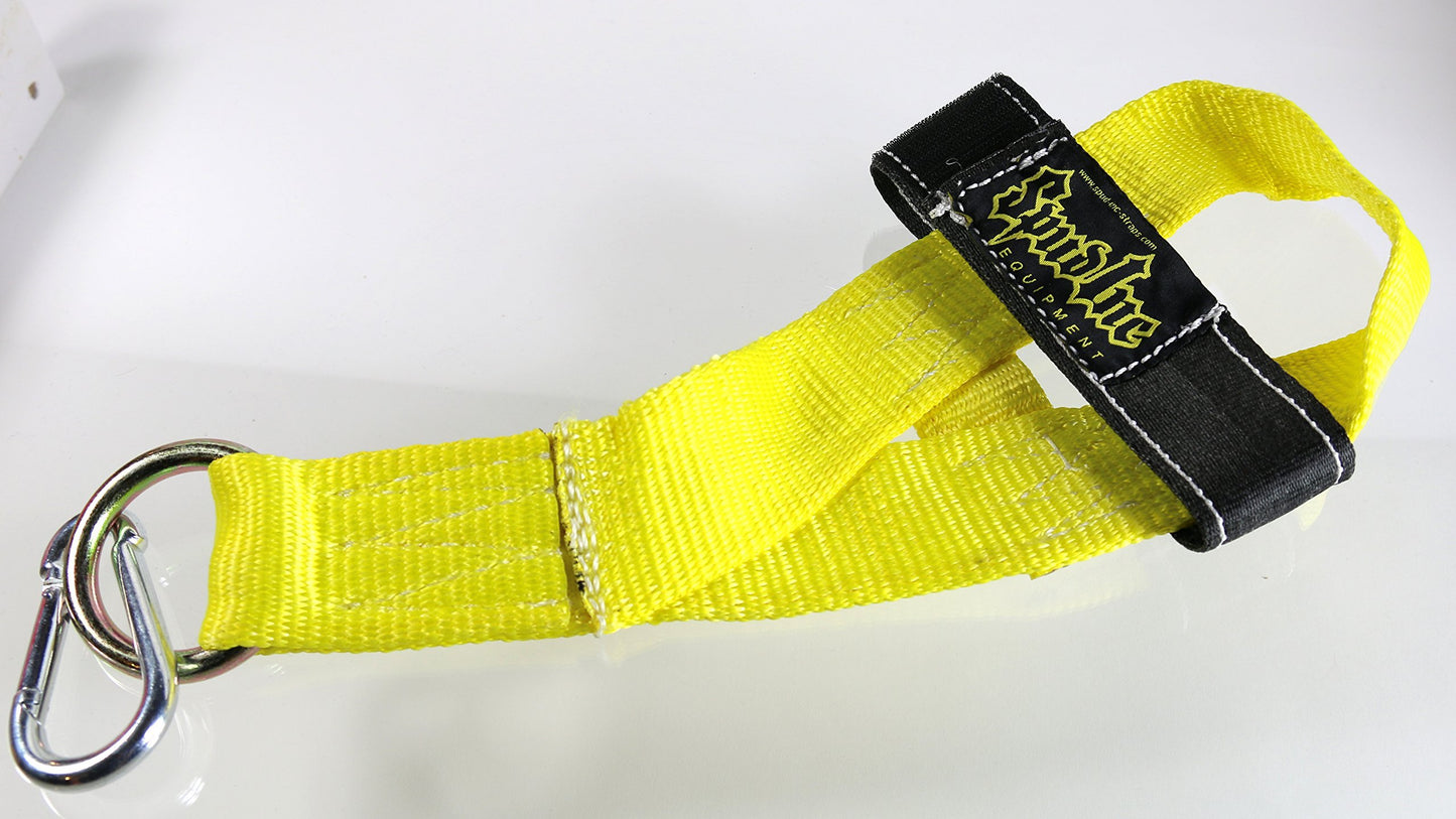 Spud Hamstinger Deluxe for Isolation Hamstring Curls - Use with Cable Machine, Bands or Chains (Yellow)