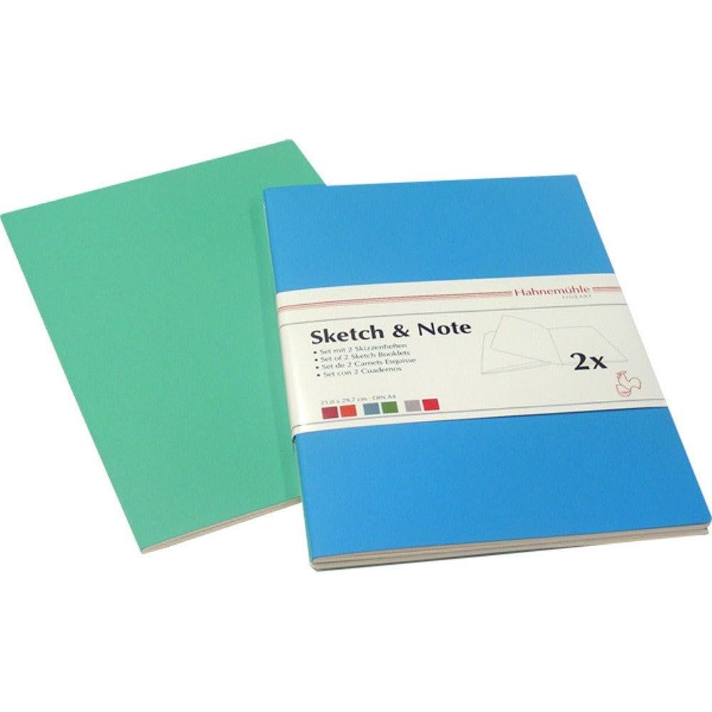 Hahnemühle Sketch & Note 125g/m², Notebooks, Blue Set, A6, 20 fls each