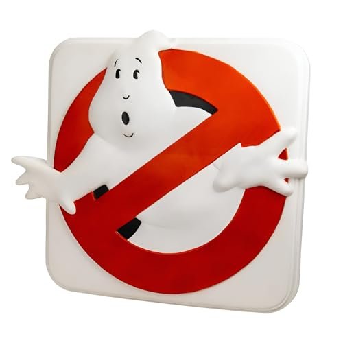 Trick or Treat Studios Ghostbusters No Ghost Light Up Plastic Sign 22"x20"