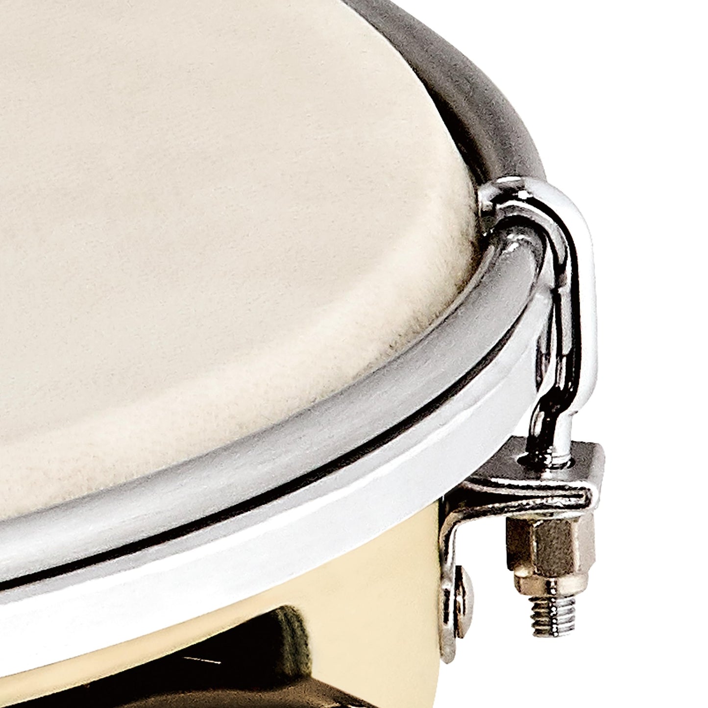 Meinl Percussion Pandeiro with Poplar Wood, 10” — NOT Made in China — Hand Selected Goatskin Head and Chrome Plated Steel Jingles, 2-Year Warranty (PA10PW-M)