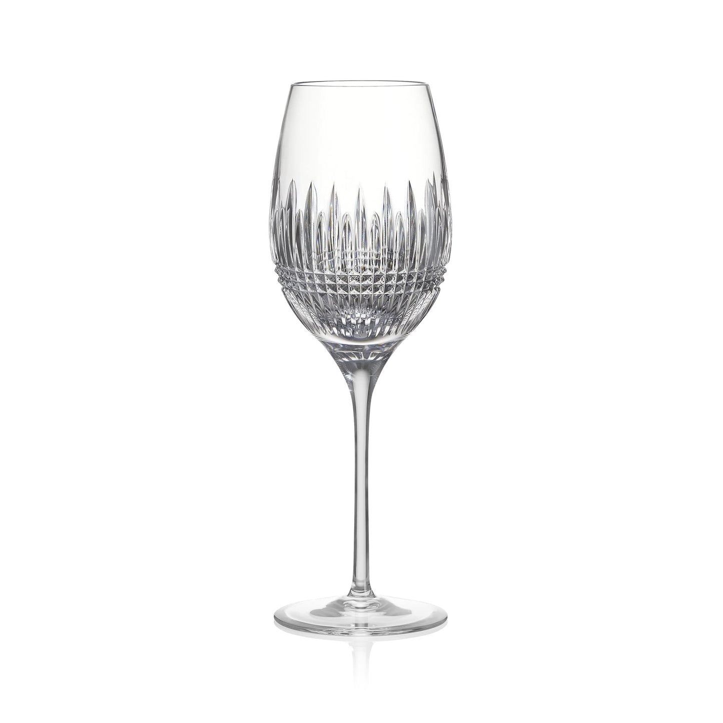 Waterford Lismore Diamond Essence Medium White Wine Glass, 15.5 oz, Clear