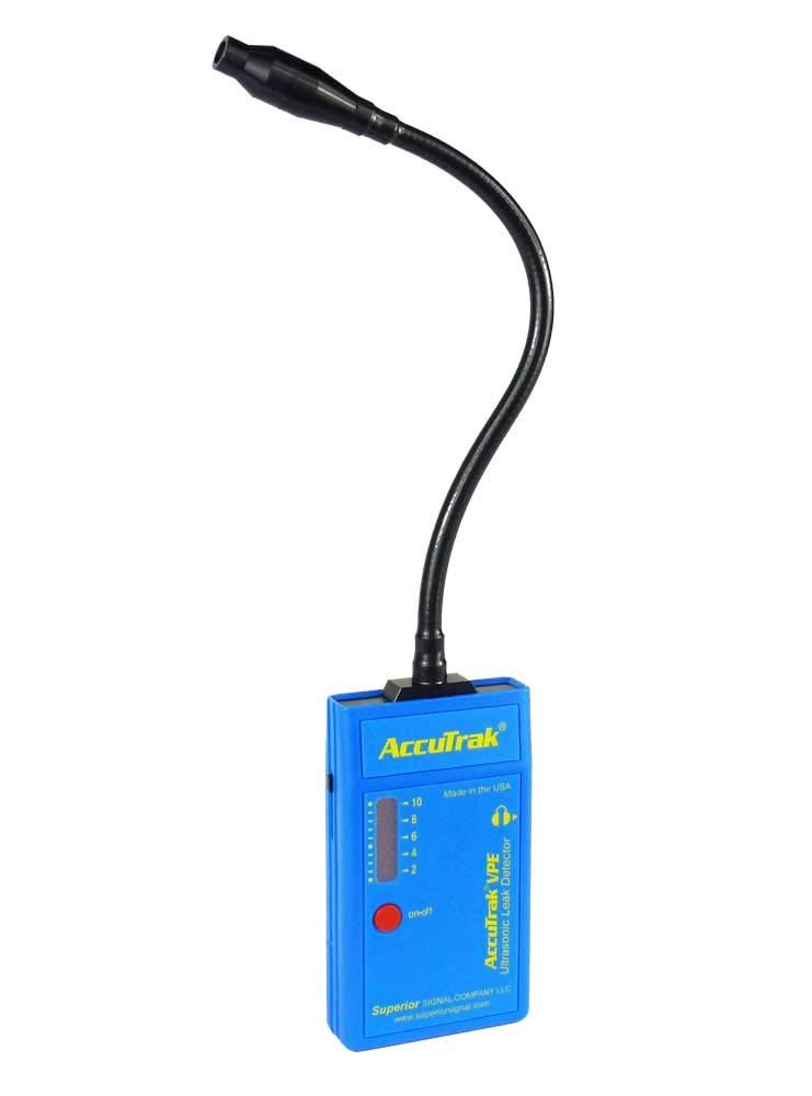 Superior AccuTrak VPE-GN PRO Gooseneck Ultrasonic Leak Detector Professional Kit, Includes VPE Leak Detector, Headset, Battery, Large Carry Case, Waveguide, Noise Blocking Headphones