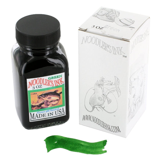 Noodler's Ink Fountain Pen Bottled Ink, 3oz, Standard Green