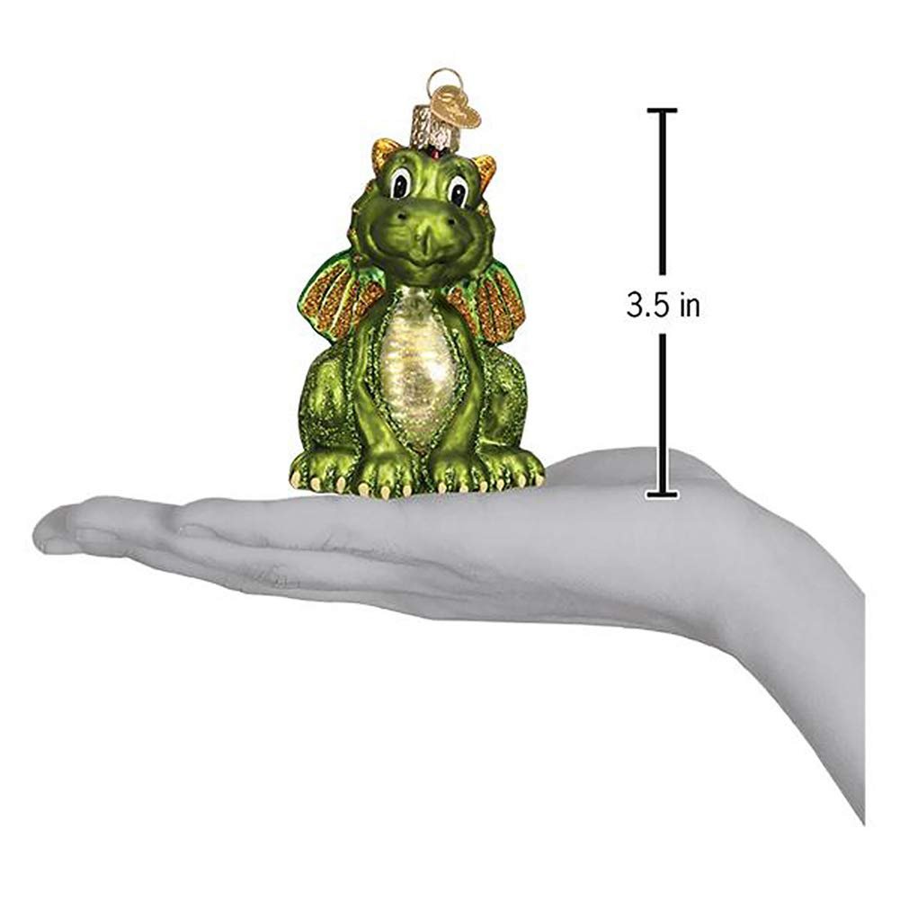 Old World Christmas Ornaments Little Dragon Glass Blown Ornaments for Christmas Tree