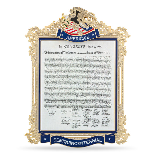 White House Historical Association 2026 Official White Christmas Ornament, Brass with Enamel, Made in USA, America250 Historical Christmas Decor, Semiquincentennial Christmas Ornaments