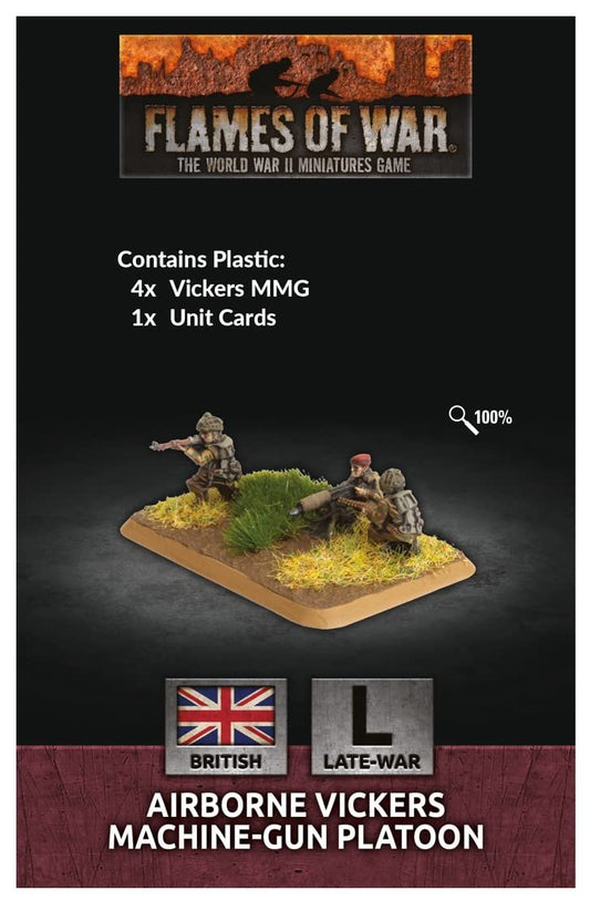 Flames of War: Late War: British Airbourne Vickers Machine Gun Platoon (BR814)